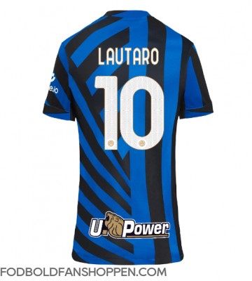 Inter Milan Lautaro Martinez #10 Hjemmebanetrøje Dame 2024-25 Kortærmet